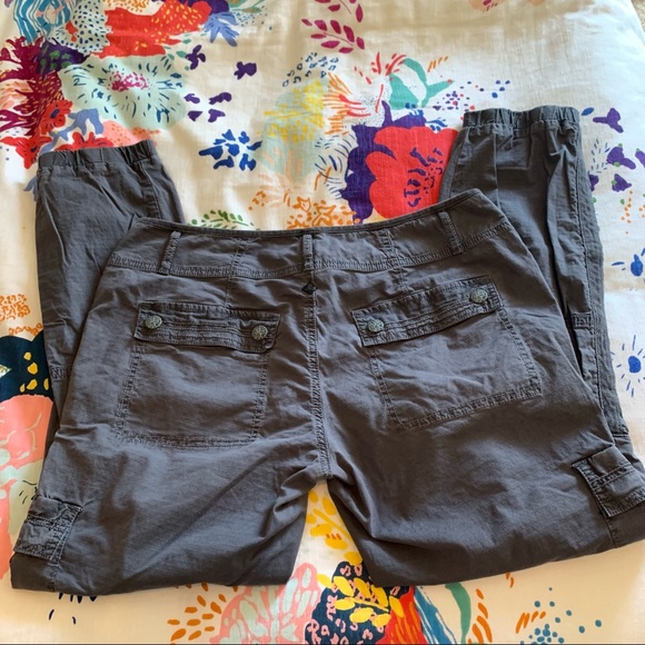 PrAna grey cargo pocket joggers - Picture 2 of 7